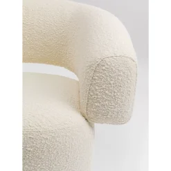 KARE Design Sessel-Drehsessel Maye Creme