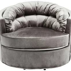 KARE Design Sessel-Drehsessel Music Hall Grau