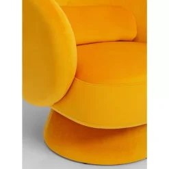 KARE Design Sessel-Drehsessel Orion Gelb