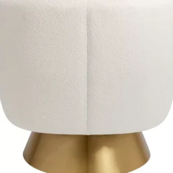 KARE Design Sessel-Drehsessel Orion Weis