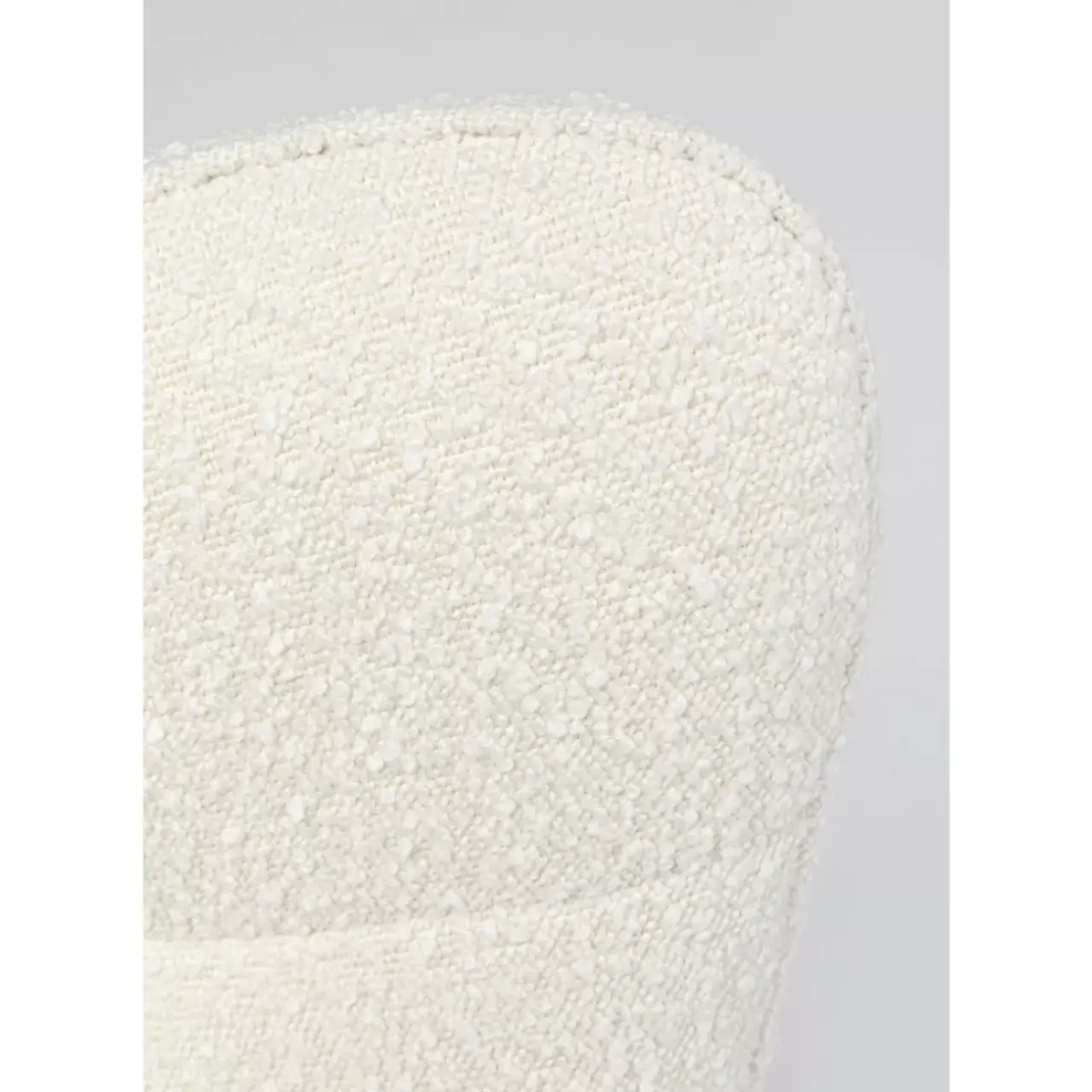 KARE Design Sessel-Drehsessel Oscar Boucle Creme