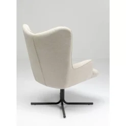 KARE Design Sessel-Drehsessel Oscar Creme