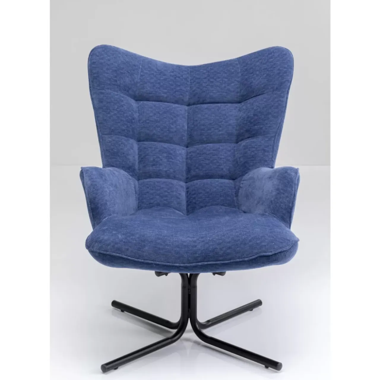 KARE Design Sessel-Drehsessel Oscar Denim