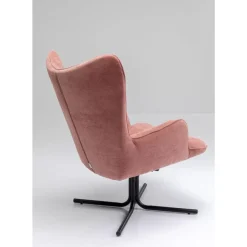 KARE Design Sessel-Drehsessel Oscar Rosa