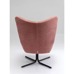 KARE Design Sessel-Drehsessel Oscar Rosa