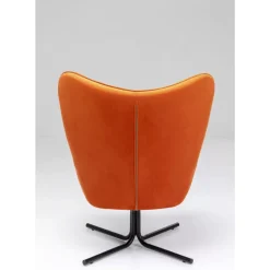 KARE Design Sessel-Drehsessel Oscar Velvet Orange