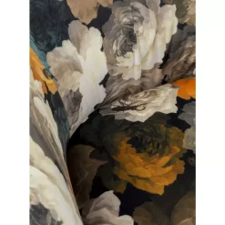 KARE Design Sessel-Drehsessel Peony Flower Gelb