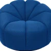 KARE Design Sessel-Drehsessel Peppo Lounge Blau