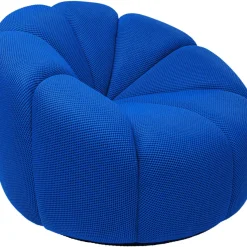 KARE Design Sessel-Drehsessel Peppo Lounge Blau