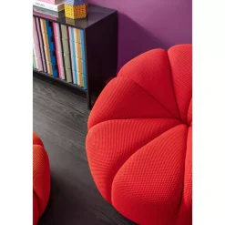 KARE Design Sessel-Drehsessel Peppo Lounge Rot