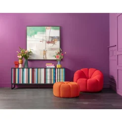 KARE Design Sessel-Drehsessel Peppo Lounge Rot