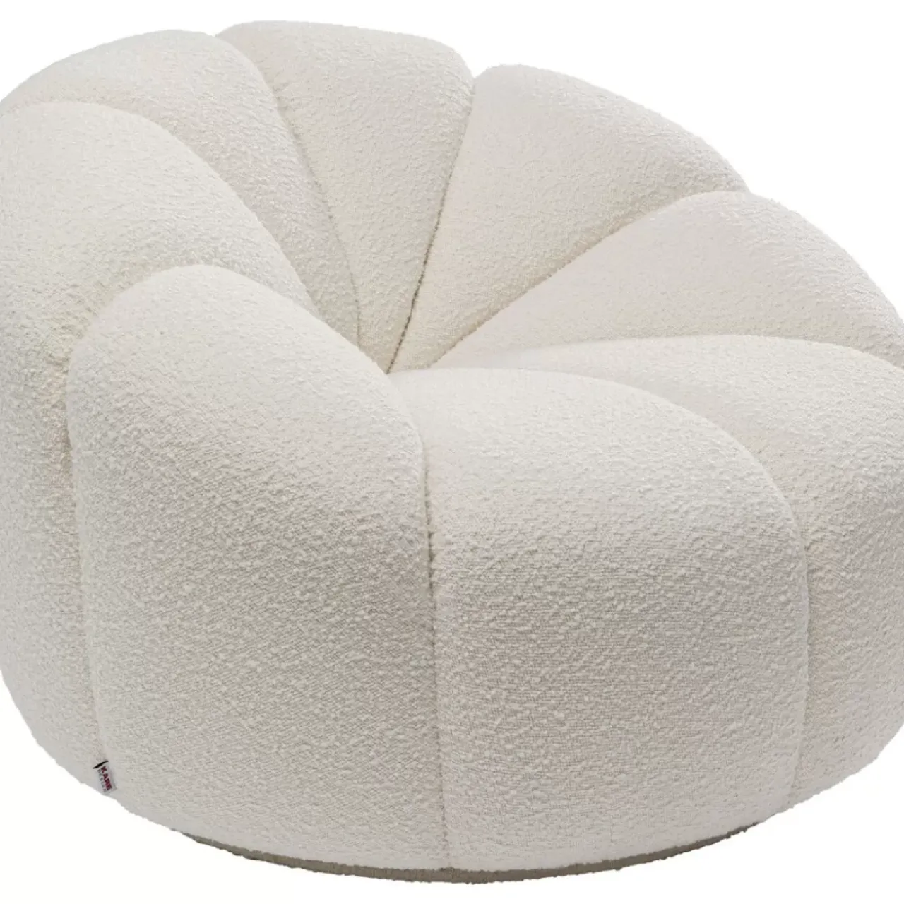 KARE Design Sessel-Drehsessel Peppo Lounge Weis