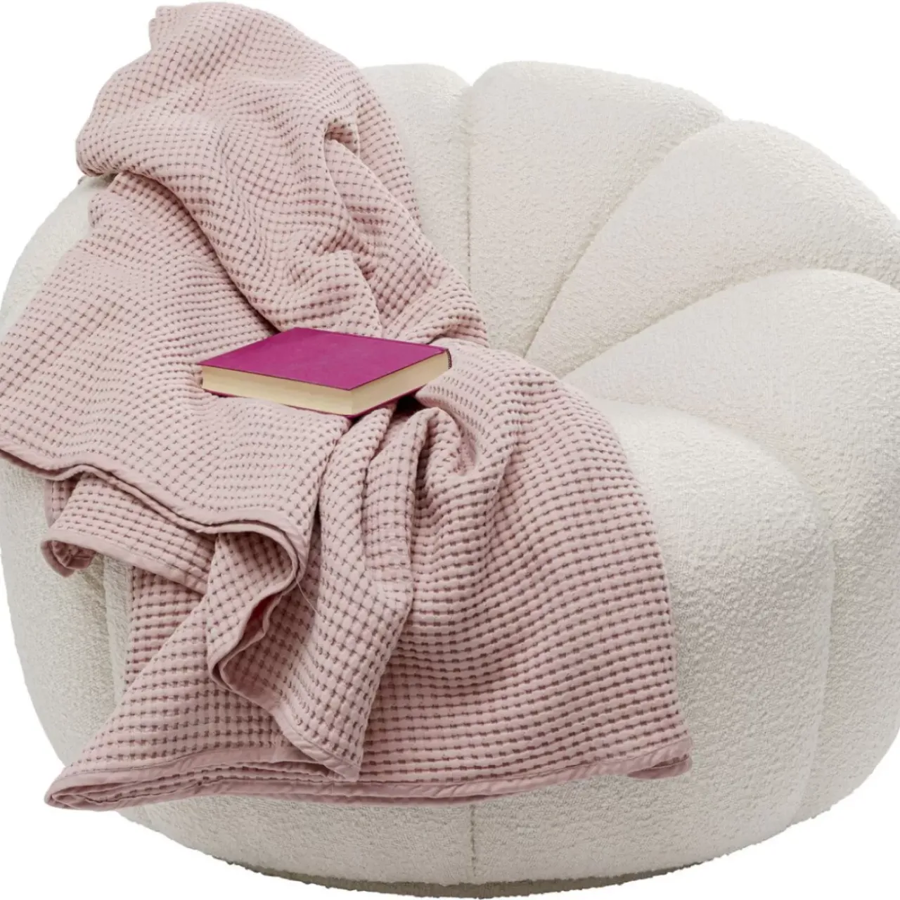 KARE Design Sessel-Drehsessel Peppo Lounge Weis