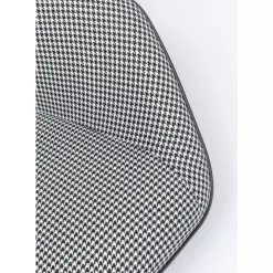 KARE Design Sessel-Drehsessel Toledo Schwarz Weiss