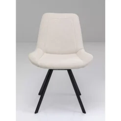 KARE Design Stühle-Drehstuhl Baron Creme