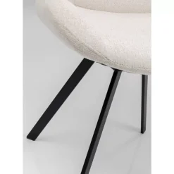 KARE Design Stühle-Drehstuhl Baron Creme