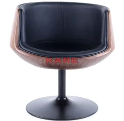 KARE Design Stühle-Drehstuhl Club Walnut