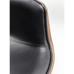 KARE Design Stühle-Drehstuhl Club Walnut