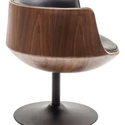 KARE Design Stühle-Drehstuhl Club Walnut