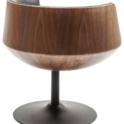 KARE Design Stühle-Drehstuhl Club Walnut