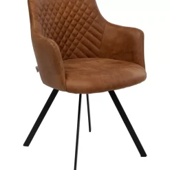 KARE Design Stühle-Drehstuhl Coco Braun
