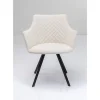 KARE Design Stühle-Drehstuhl Coco Creme