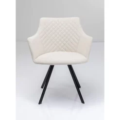 KARE Design Stühle-Drehstuhl Coco Creme