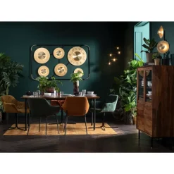 KARE Design Stühle-Drehstuhl Colmar Rostrot