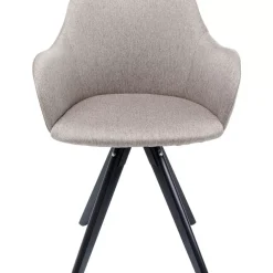KARE Design Stühle-Drehstuhl Lady Loco Taupe