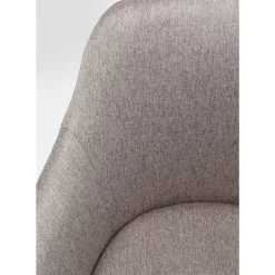 KARE Design Stühle-Drehstuhl Lady Loco Taupe