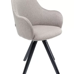 KARE Design Stühle-Drehstuhl Lady Loco Taupe