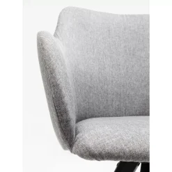KARE Design Stühle-Drehstuhl Madame Grau