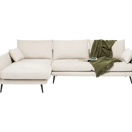 KARE Design Sofas & Couches-Ecksofa Amalfi Links Creme 275Cm