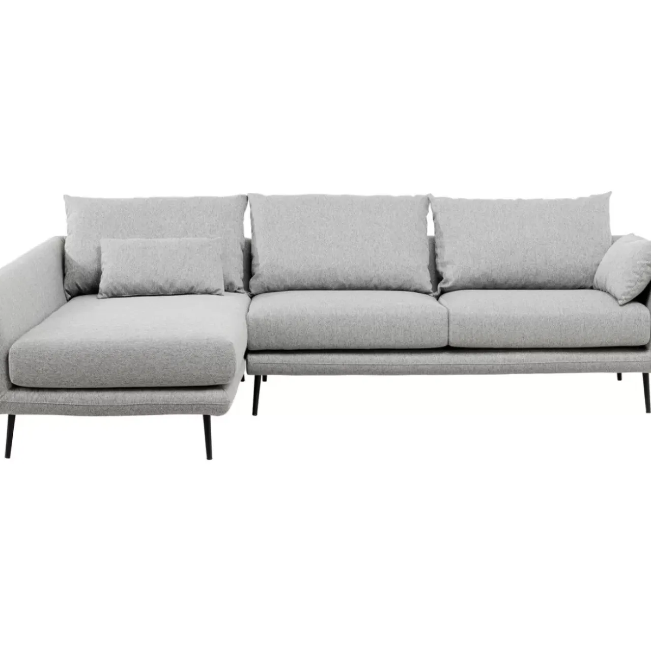 KARE Design Sofas & Couches-Ecksofa Amalfi Links Grau 275Cm