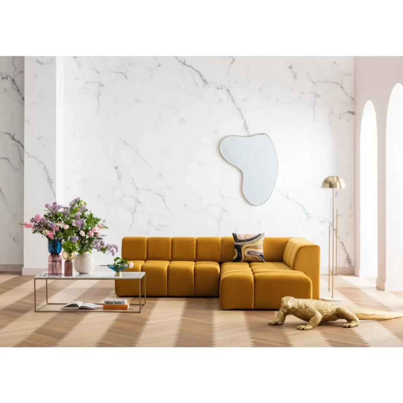 KARE Design Sofas & Couches-Ecksofa Belami Amber Rechts