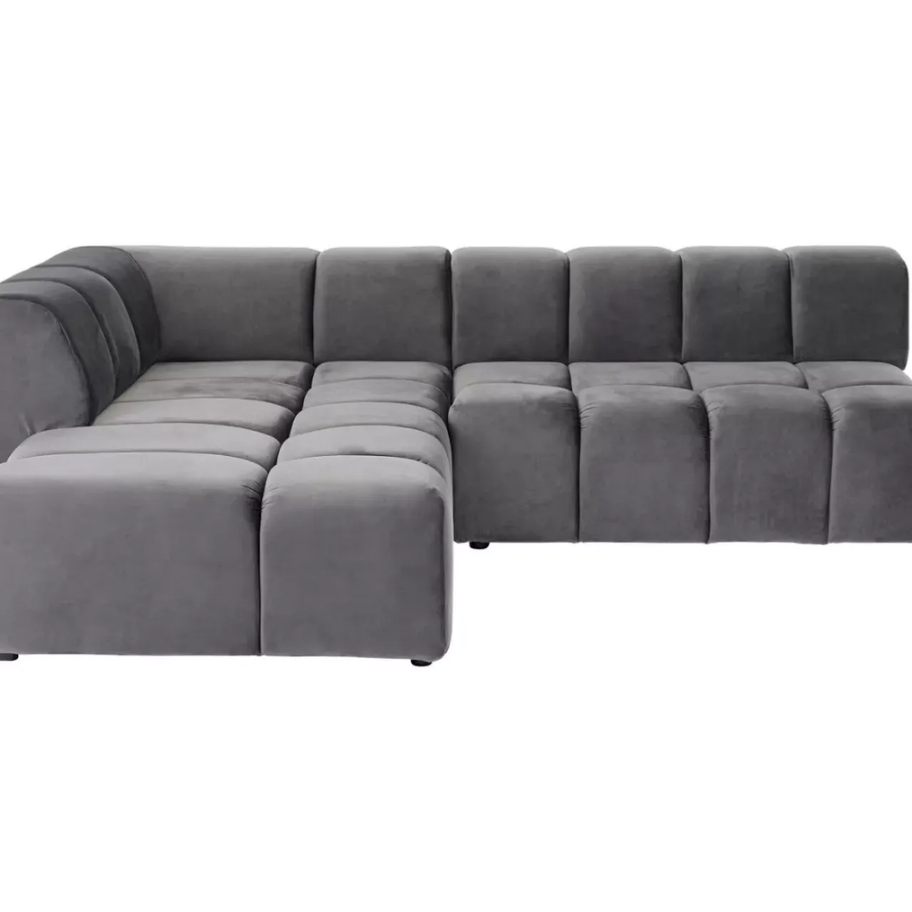 KARE Design Sofas & Couches-Ecksofa Belami Grau Links