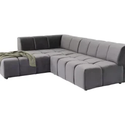 KARE Design Sofas & Couches-Ecksofa Belami Grau Links