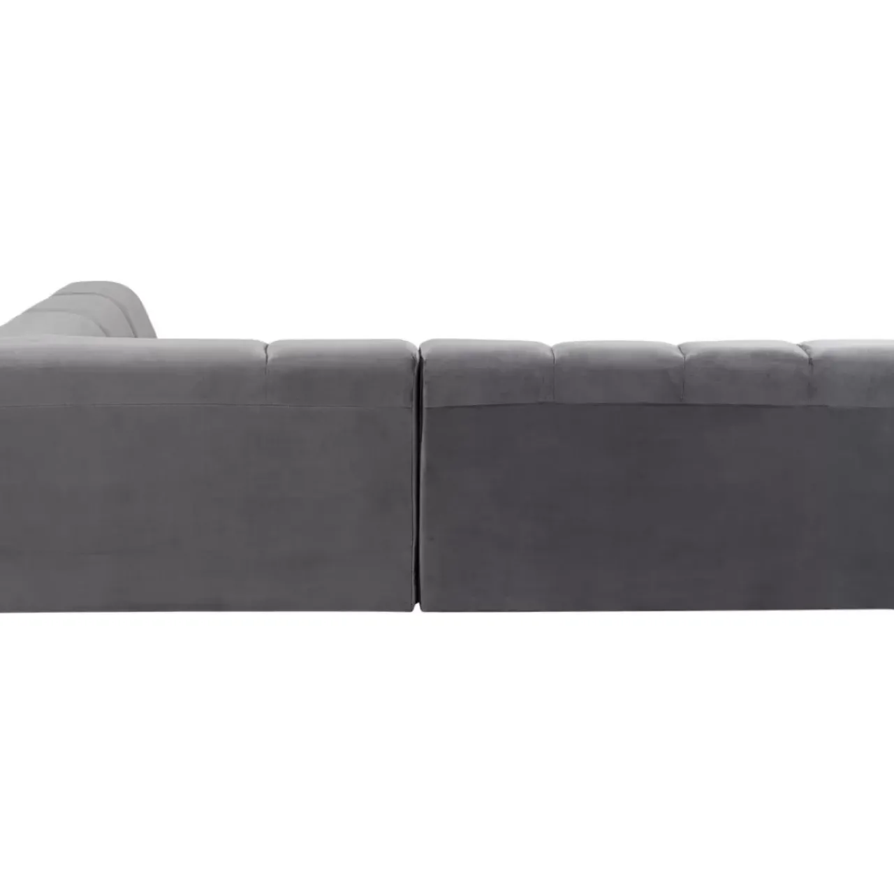 KARE Design Sofas & Couches-Ecksofa Belami Grau Rechts