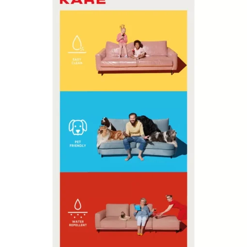 KARE Design Sofas & Couches-Ecksofa Gianni Creme Links