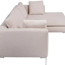 KARE Design Sofas & Couches-Ecksofa Gianni Creme Rechts