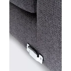 KARE Design Sofas & Couches-Ecksofa Gianni Dolce Dunkelgrau Links