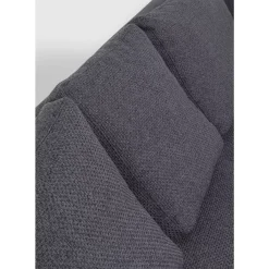 KARE Design Sofas & Couches-Ecksofa Gianni Dolce Dunkelgrau Rechts