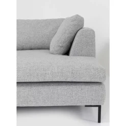 KARE Design Sofas & Couches-Ecksofa Gianni Dolce Hellgrau Rechts