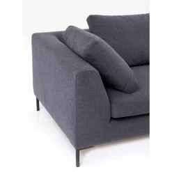 KARE Design Sofas & Couches-Ecksofa Gianni Grau Rechts