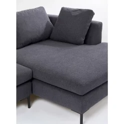 KARE Design Sofas & Couches-Ecksofa Gianni Grau Rechts