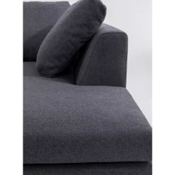 KARE Design Sofas & Couches-Ecksofa Gianni Grau Rechts
