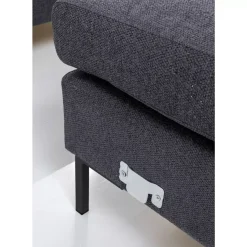 KARE Design Sofas & Couches-Ecksofa Gianni Grau Rechts