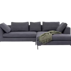 KARE Design Sofas & Couches-Ecksofa Gianni Grau Rechts