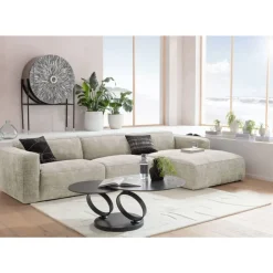 KARE Design Sofas & Couches-Ecksofa Henry Creme Rechts 285X170Cm