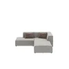 KARE Design Sofas & Couches-Ecksofa Infinity Boston Grau 237Cm